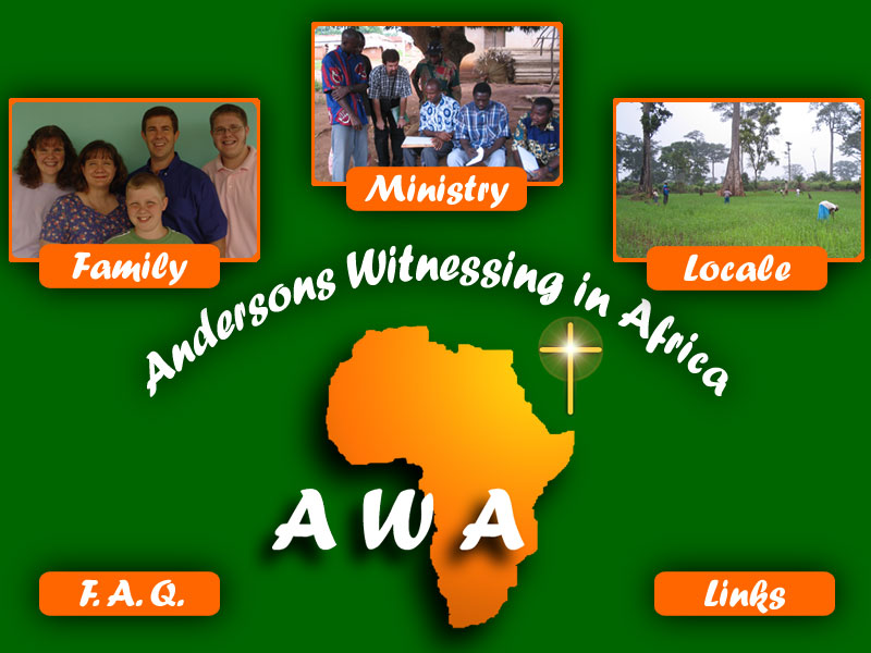 Andersons Witnessing in Africa
